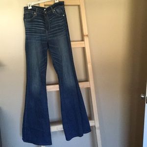 Abercrombie & Fitch flare jeans size 8 waist 29